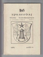 21SVAZKŮ. HERALDIKA A GENEALOGIE Zpravodaj Klubu historiografie