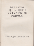 O projevu výtvarnou formou