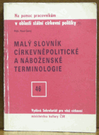 Malý slovník církevněpolitické a náboženské terminologie