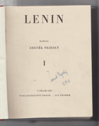 LENIN I - II - PODPIS NEJEDLÝ!!