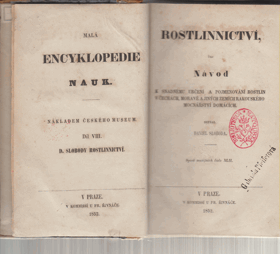 Rostlinnictví, čili Návod k snadnému určení a pojmenování rostlin v Čechách, Moravě a ...