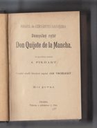Důmyslný rytíř Don Quijote de la Mancha. Díl I.
