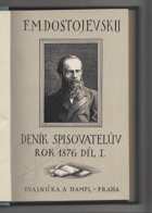 Deník spisovatelův za rok 1876. Díl 2