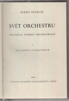 2SVAZKY Svět orchestru I - II (Průvodce tvorbou orchestrální)