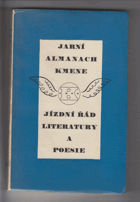 Jarní almanach Kmene Jízdní řád literatury a poesie