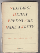Nejstarší dějiny přední Asie, Indie a Kréty