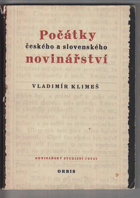 Počátky českého a slovenského novinářství