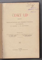 Český lid 14.ročník! Sborník věnovaný studiu lidu českého v Čechách, na Moravě, ve ...