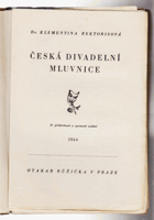 Česká divadelní mluvnice