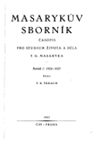 Masarykův sborník. Ročník 2. Časopis pro studium života a díla T.G. Masaryka