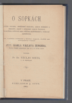 O sopkách - jejich povaha, zeměpisná rozloha, jejich horniny a nerosty, jakož i následky ...
