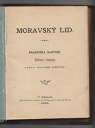 Moravský lid+Valašská svatba Sebrané rozpravy z oboru moravské lidovědy Valašsko 2 TITULY V ...