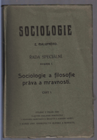 Sociologie a filosofie práva a mravnosti
