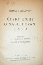 Čtyři knihy o následování Krista