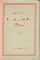O Balbínovi dějepisci