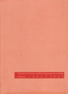 Padesát let Státní uměleckoprůmyslové školy v Praze 1885-1935