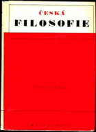 Česká filosofie (Nástin vývoje podle disciplín)