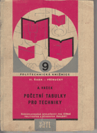 Početní tabulky pro techniky
