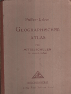 Geographischer Atlas für alle Arten von Mittelschulen und Handelslehranstalten.