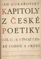 Kapitoly z české poetiky II