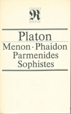 Menon, Phaidon, Parmenides, Sophistes- reclam