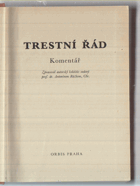 Trestní řád Komentář