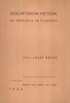 Descartesova metoda ve vědách a ve filosofii