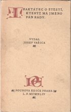 Traktátec o štěstí, kterýž má jméno Pán rady