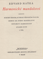 Harmonické manželství