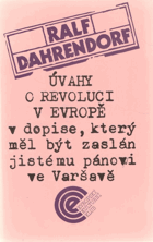 Úvahy o revoluci v Evropě v dopise, který měl být zaslán jistému pánovi ve Varšavě