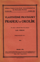 Vlastivědné procházky Prahou a okolím