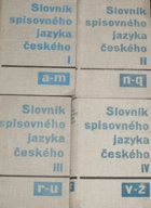 Slovník spisovného jazyka českého I - IV