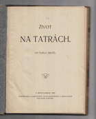 Život na Tatrách TATRY