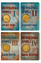 Přemyslovská epopej sv. 1 - 4 KOMPLET! (Velký král Přemysl I. Otakar + Jednooký král Václav ...
