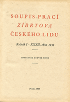 Soupis prací Zíbrtova Českého lidu