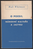 O poesii, národní kultuře a jazyku