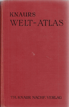 Knaurs Welt-Atlas - 40 farbige Haupt- und Nebenkarten und 90 statistische und Spezialkarten, ...