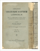 2SVAZKY Catalogus codicum manu scriptorum latinorum qui in C.R. Bibliotheca publica atque ...