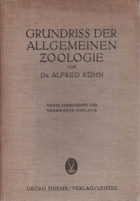 Grundriss der allgemeinen Zoologie