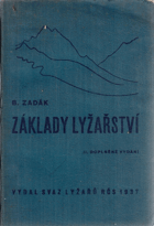 Základy lyžařství - učební osnova Svazu lyžařů RČS.