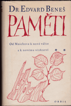 Paměti II. Od Mnichova k nové válce a k novému vítězství