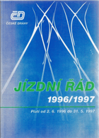 Jízdní řád ČD 1996-1997