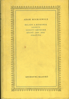 Balady a romance - Sonety , Sonety krymské , Básně (1820-1855), Gražina