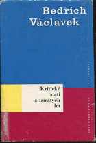 Kritické stati z třicátých let