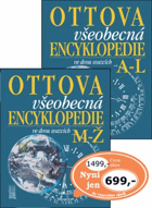 2SVAZKY Ottova všeobecná encyklopedie I - II (A - Ž)