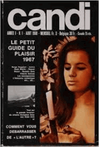 CANDI N? 1 du 01-08-1968 LE PETIT GUIDE DU PLAISIR 1967 - SERGE REGGIANI - AMICA - DEAN MARTIN - ...