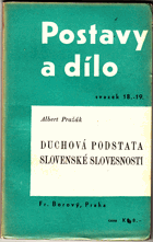 Duchová podstata slovenské slovesnosti.