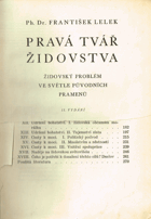 Pravá tvář židovstva - židovský problém ve světle původních pramenů