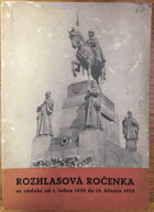 Rozhlasová. Ročenka československého rozhlasu ROZHLAS