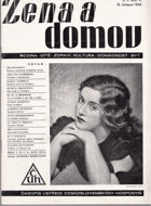 Žena a domov - ročník III (časopis Ústředí československých hospodyň)